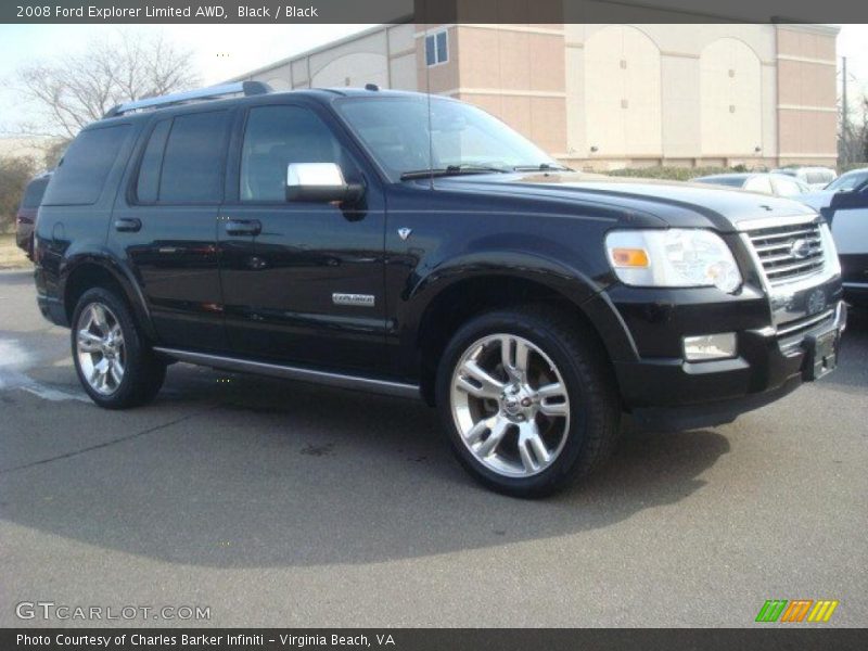 Black / Black 2008 Ford Explorer Limited AWD