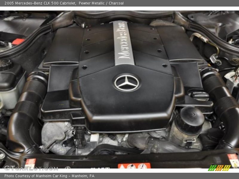  2005 CLK 500 Cabriolet Engine - 5.0L SOHC 24V V8