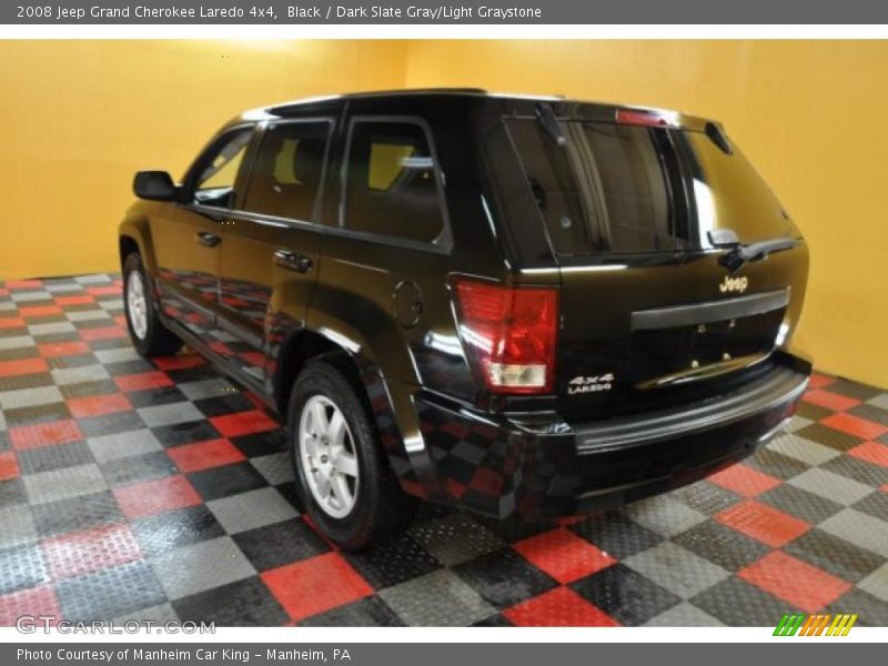 Black / Dark Slate Gray/Light Graystone 2008 Jeep Grand Cherokee Laredo 4x4