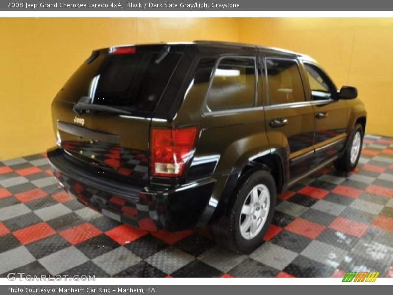 Black / Dark Slate Gray/Light Graystone 2008 Jeep Grand Cherokee Laredo 4x4