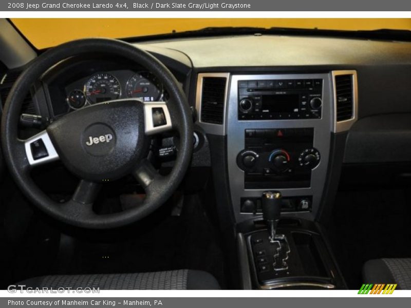 Black / Dark Slate Gray/Light Graystone 2008 Jeep Grand Cherokee Laredo 4x4