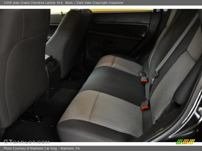 Black / Dark Slate Gray/Light Graystone 2008 Jeep Grand Cherokee Laredo 4x4