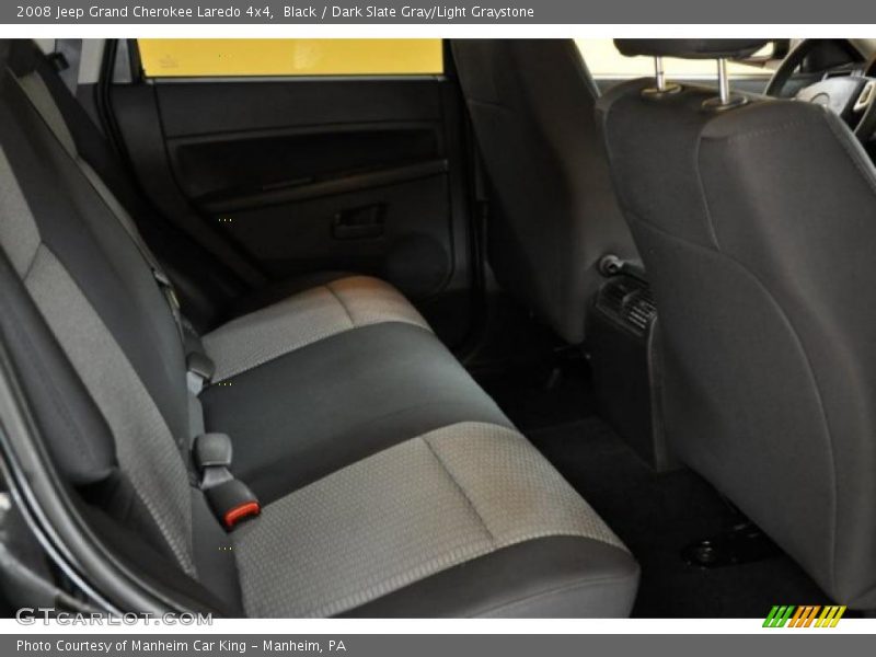 Black / Dark Slate Gray/Light Graystone 2008 Jeep Grand Cherokee Laredo 4x4