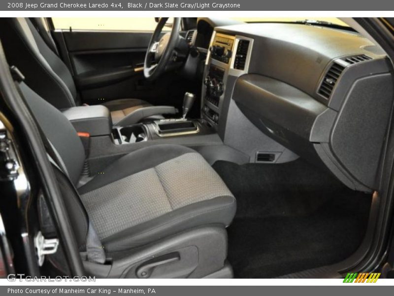 Black / Dark Slate Gray/Light Graystone 2008 Jeep Grand Cherokee Laredo 4x4
