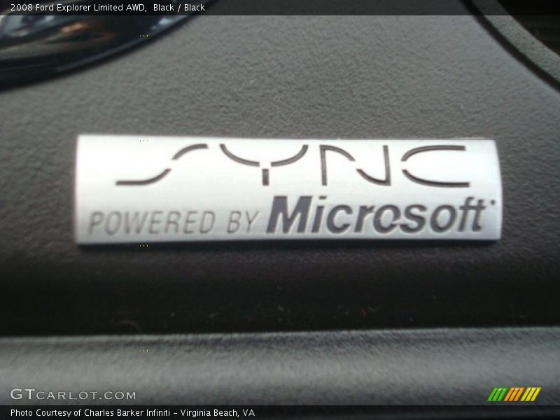 Black / Black 2008 Ford Explorer Limited AWD