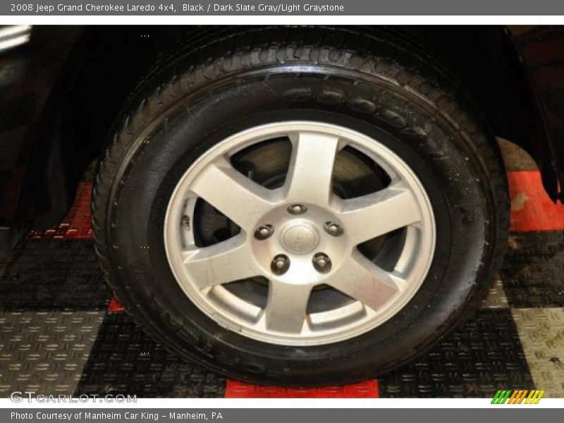 Black / Dark Slate Gray/Light Graystone 2008 Jeep Grand Cherokee Laredo 4x4