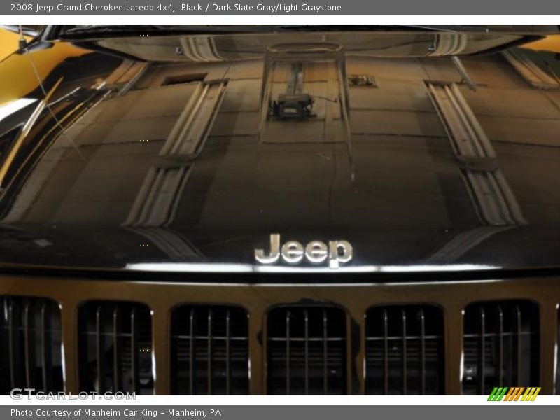 Black / Dark Slate Gray/Light Graystone 2008 Jeep Grand Cherokee Laredo 4x4