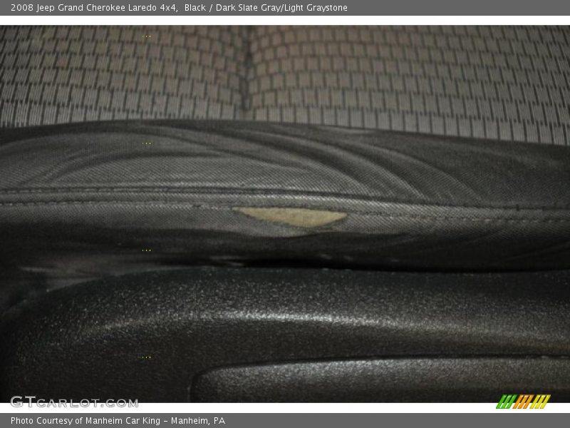 Black / Dark Slate Gray/Light Graystone 2008 Jeep Grand Cherokee Laredo 4x4