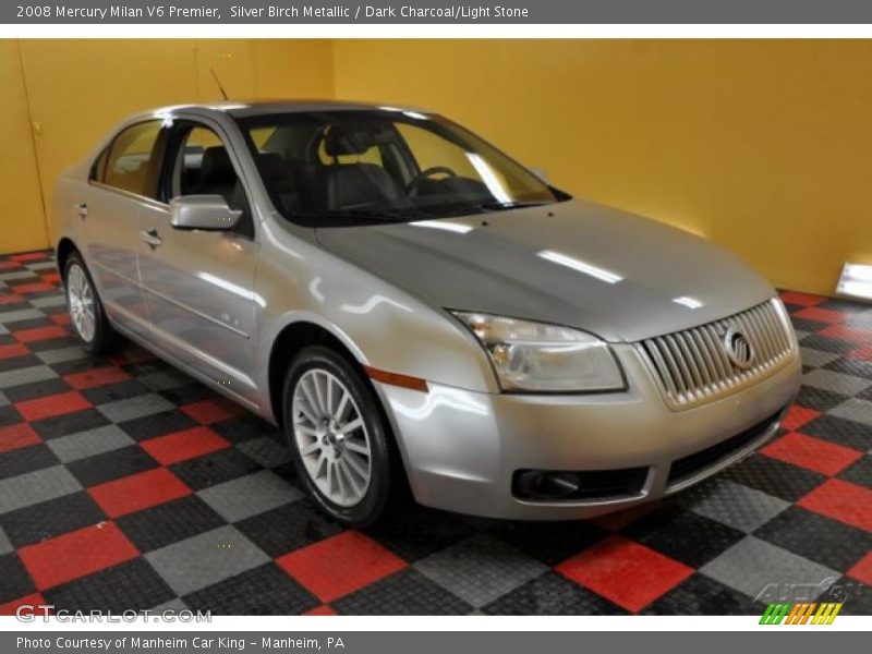 Silver Birch Metallic / Dark Charcoal/Light Stone 2008 Mercury Milan V6 Premier