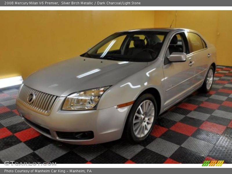 Silver Birch Metallic / Dark Charcoal/Light Stone 2008 Mercury Milan V6 Premier
