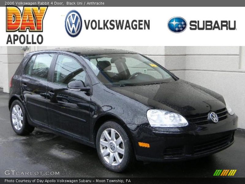 Black Uni / Anthracite 2006 Volkswagen Rabbit 4 Door