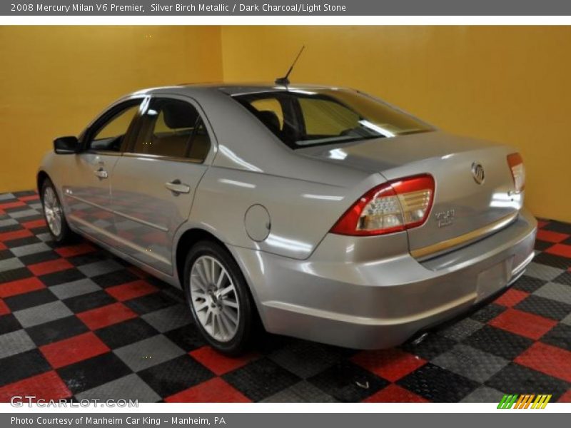 Silver Birch Metallic / Dark Charcoal/Light Stone 2008 Mercury Milan V6 Premier