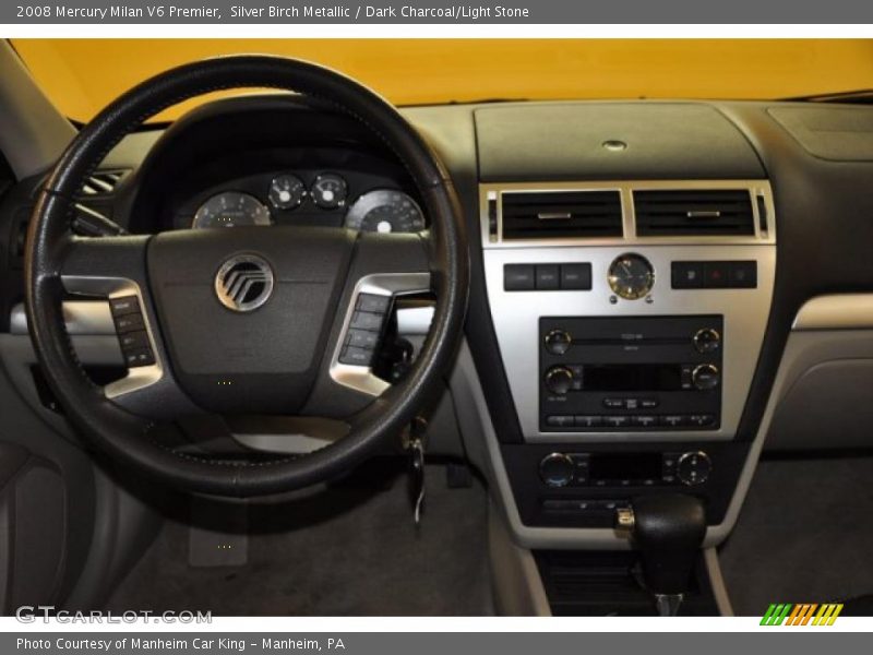 Silver Birch Metallic / Dark Charcoal/Light Stone 2008 Mercury Milan V6 Premier