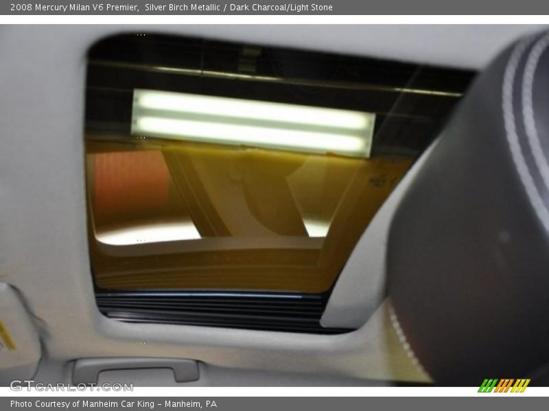 Silver Birch Metallic / Dark Charcoal/Light Stone 2008 Mercury Milan V6 Premier