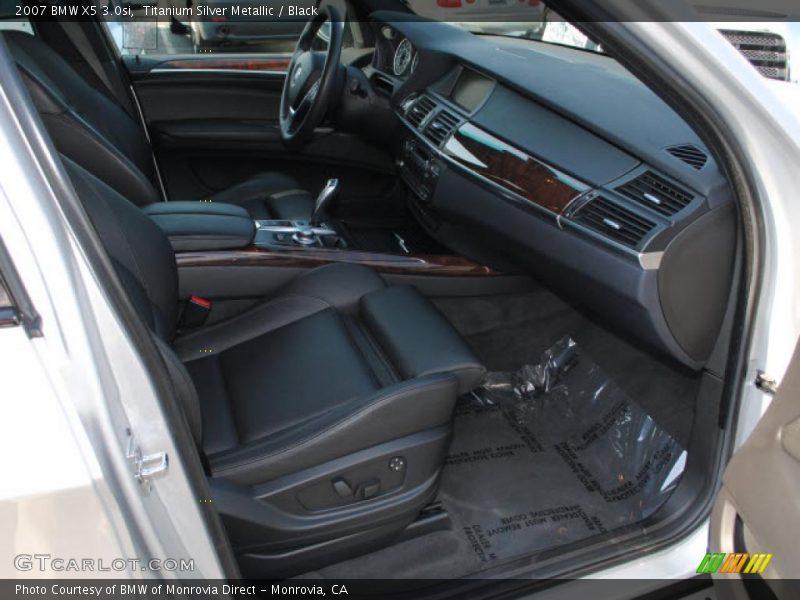 Titanium Silver Metallic / Black 2007 BMW X5 3.0si