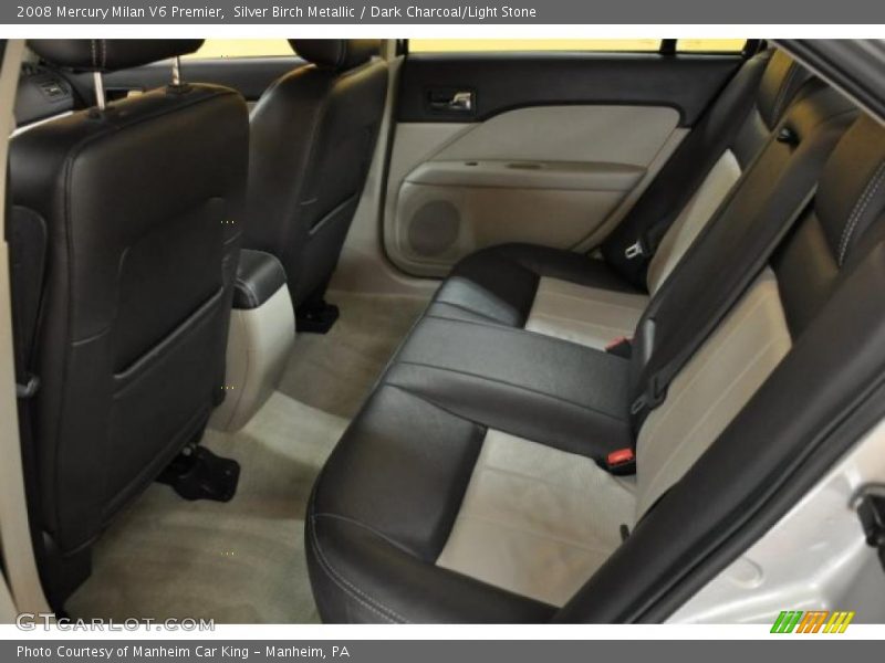 Silver Birch Metallic / Dark Charcoal/Light Stone 2008 Mercury Milan V6 Premier