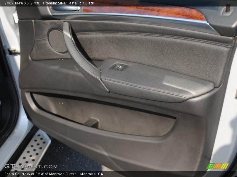 Titanium Silver Metallic / Black 2007 BMW X5 3.0si