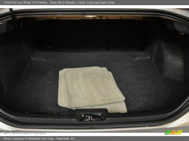 Silver Birch Metallic / Dark Charcoal/Light Stone 2008 Mercury Milan V6 Premier
