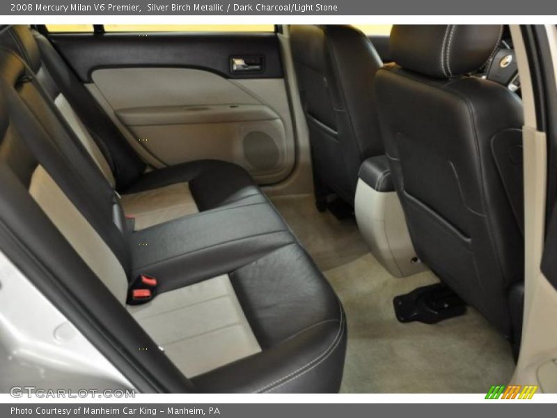 Silver Birch Metallic / Dark Charcoal/Light Stone 2008 Mercury Milan V6 Premier