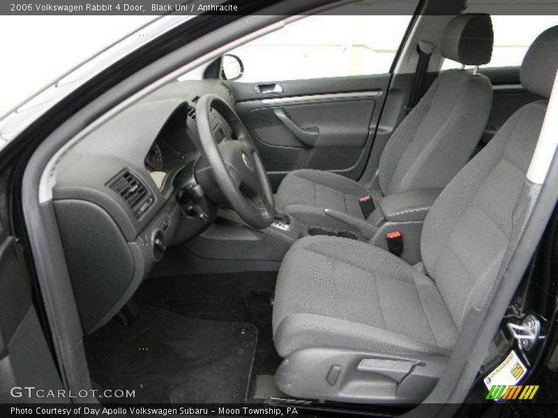  2006 Rabbit 4 Door Anthracite Interior