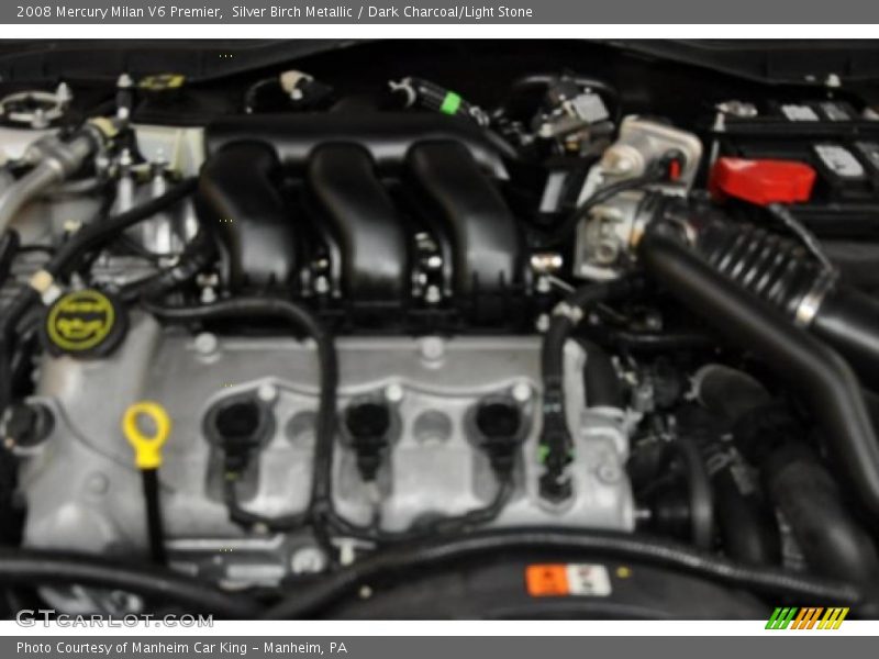 Silver Birch Metallic / Dark Charcoal/Light Stone 2008 Mercury Milan V6 Premier