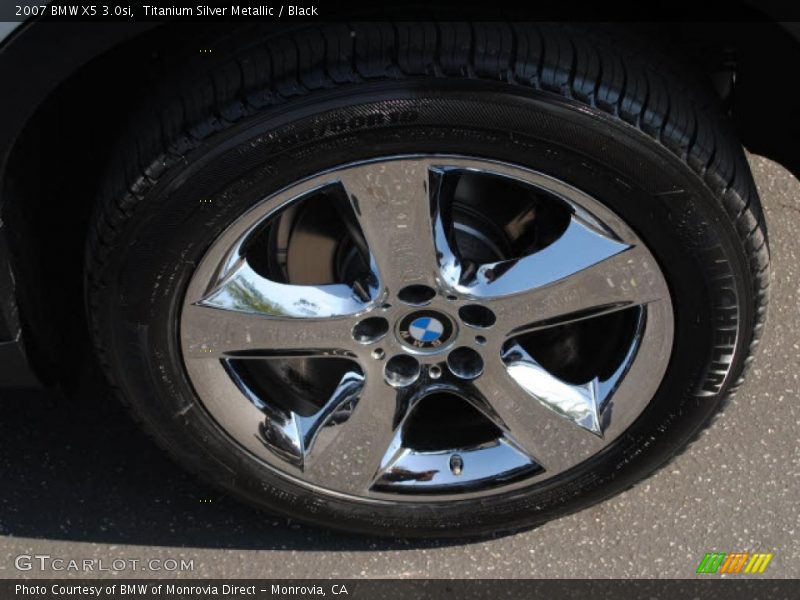Titanium Silver Metallic / Black 2007 BMW X5 3.0si