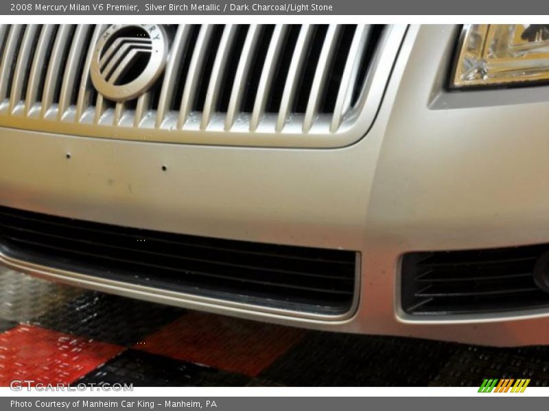 Silver Birch Metallic / Dark Charcoal/Light Stone 2008 Mercury Milan V6 Premier