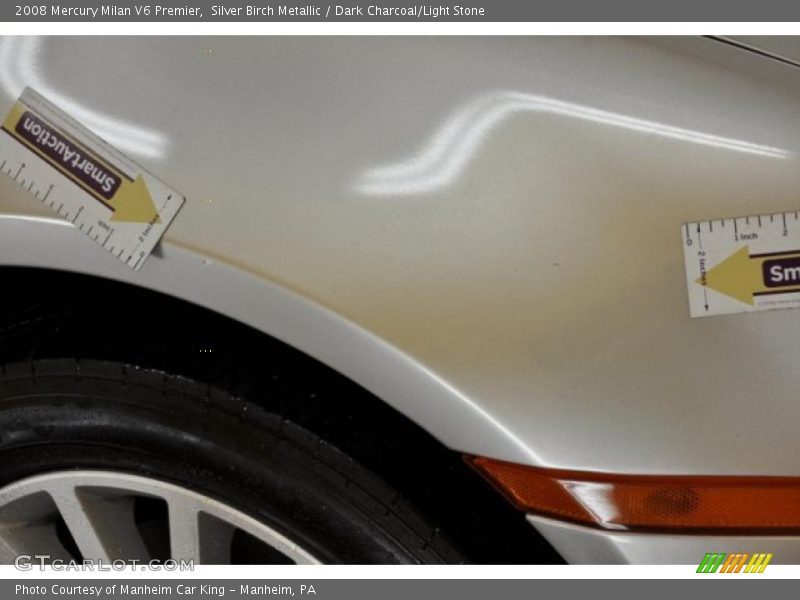 Silver Birch Metallic / Dark Charcoal/Light Stone 2008 Mercury Milan V6 Premier
