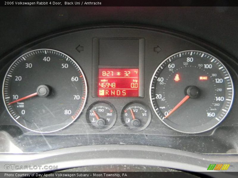 Black Uni / Anthracite 2006 Volkswagen Rabbit 4 Door