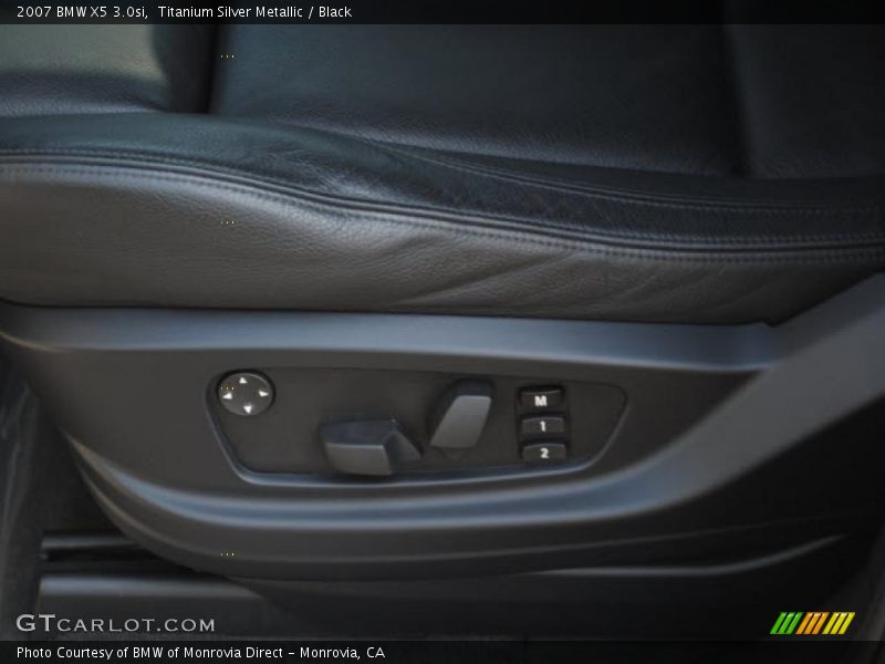 Titanium Silver Metallic / Black 2007 BMW X5 3.0si