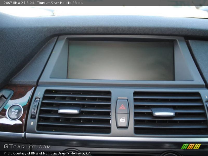 Titanium Silver Metallic / Black 2007 BMW X5 3.0si