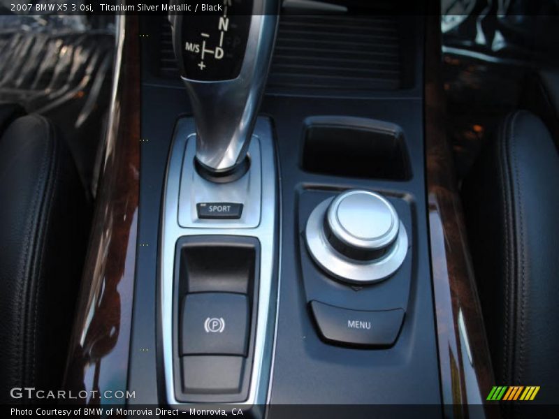 Titanium Silver Metallic / Black 2007 BMW X5 3.0si