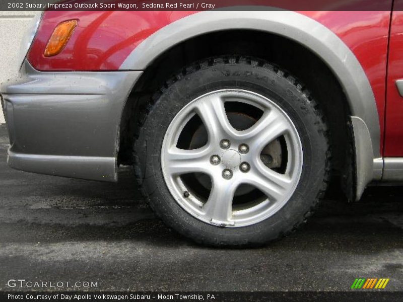 Sedona Red Pearl / Gray 2002 Subaru Impreza Outback Sport Wagon