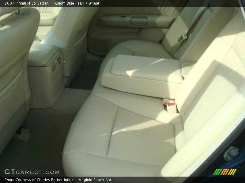 Twilight Blue Pearl / Wheat 2007 Infiniti M 35 Sedan