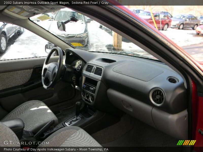 Sedona Red Pearl / Gray 2002 Subaru Impreza Outback Sport Wagon