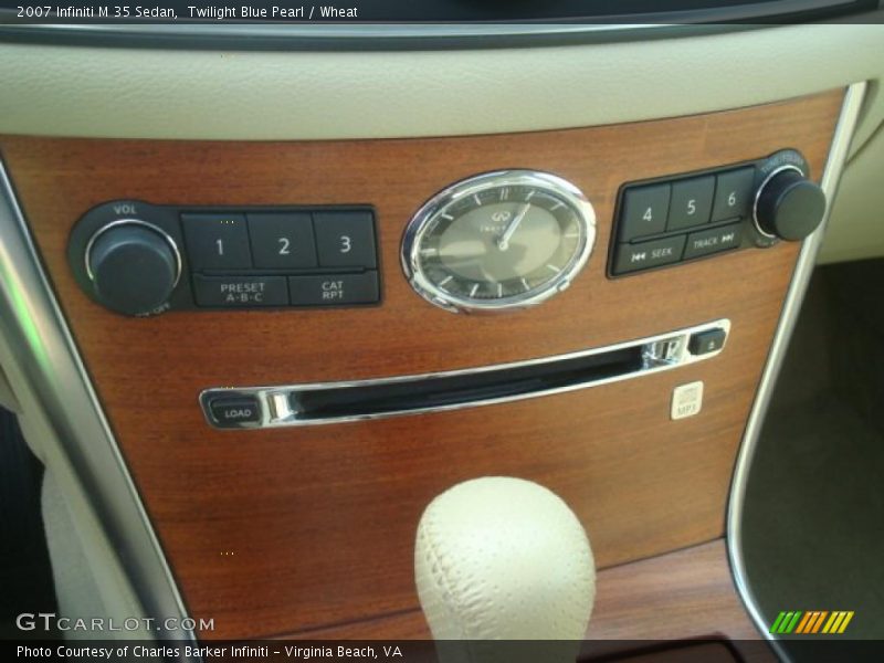 Twilight Blue Pearl / Wheat 2007 Infiniti M 35 Sedan