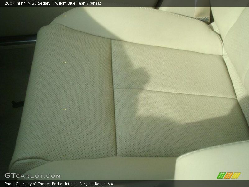 Twilight Blue Pearl / Wheat 2007 Infiniti M 35 Sedan