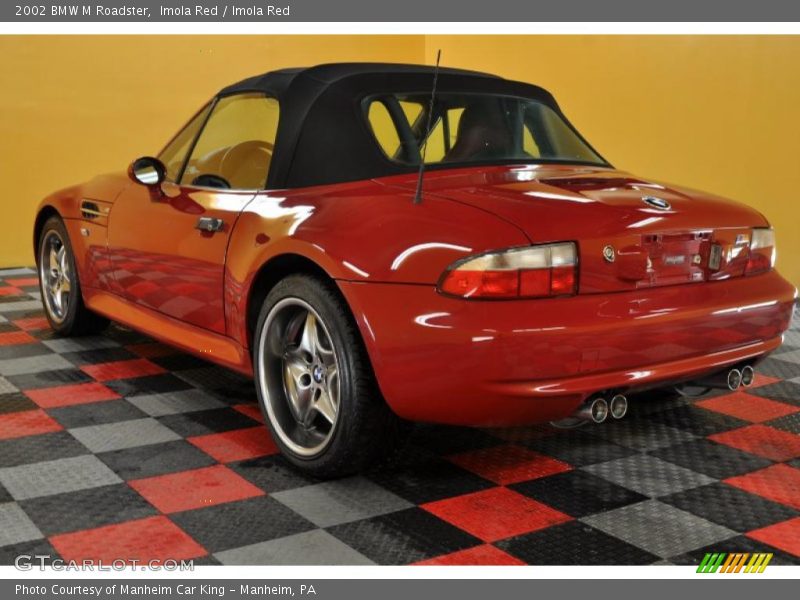 Imola Red / Imola Red 2002 BMW M Roadster