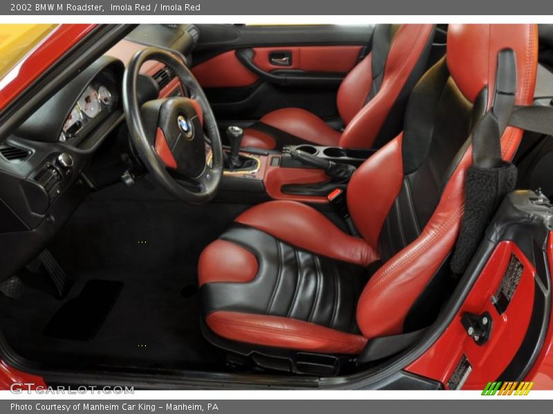  2002 M Roadster Imola Red Interior