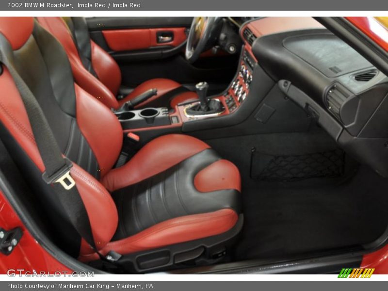  2002 M Roadster Imola Red Interior