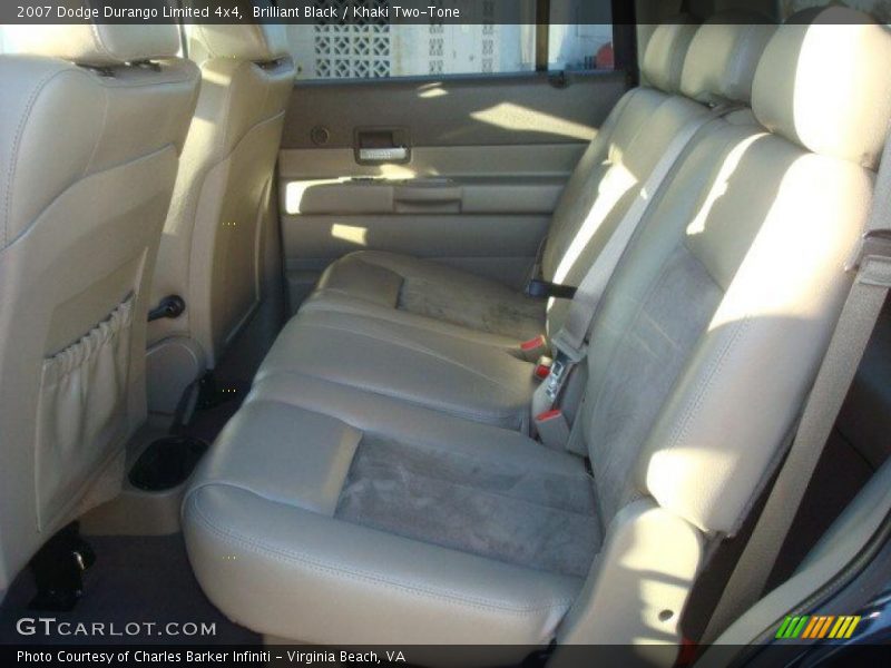 Brilliant Black / Khaki Two-Tone 2007 Dodge Durango Limited 4x4
