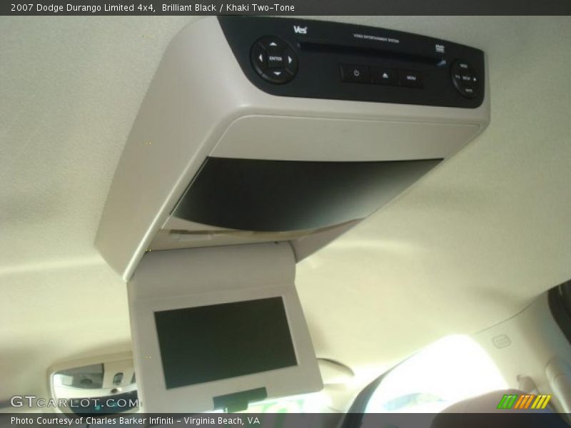 Brilliant Black / Khaki Two-Tone 2007 Dodge Durango Limited 4x4