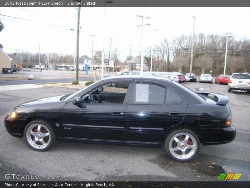 Blackout / Black 2003 Nissan Sentra SE-R Spec V