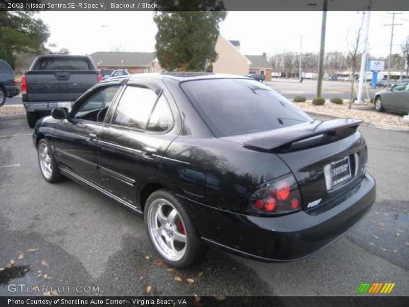 Blackout / Black 2003 Nissan Sentra SE-R Spec V