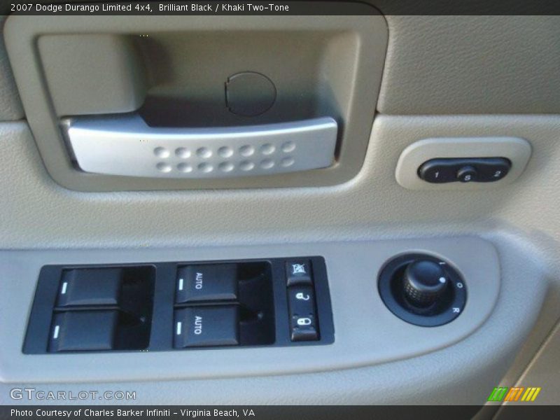 Brilliant Black / Khaki Two-Tone 2007 Dodge Durango Limited 4x4