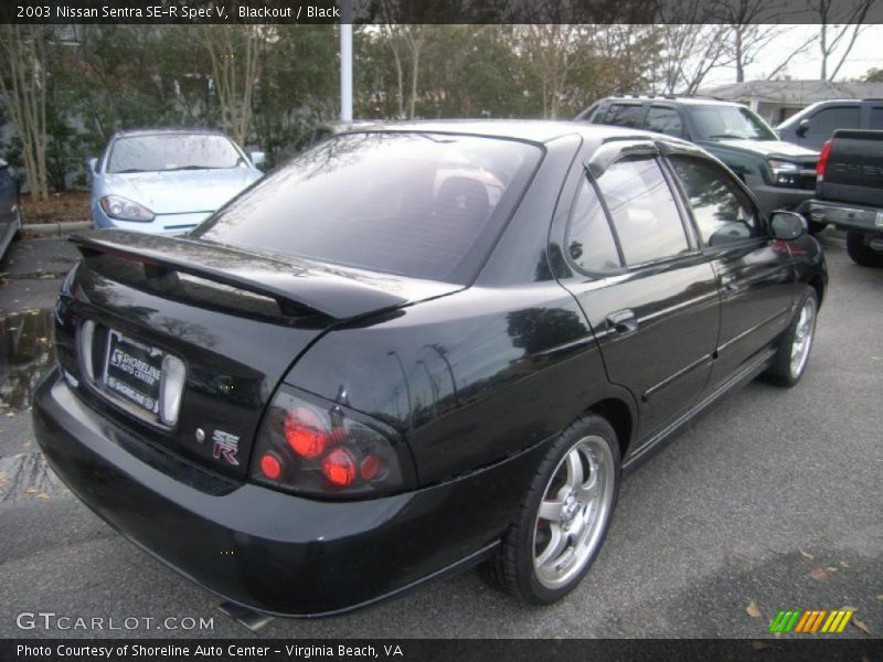 Blackout / Black 2003 Nissan Sentra SE-R Spec V
