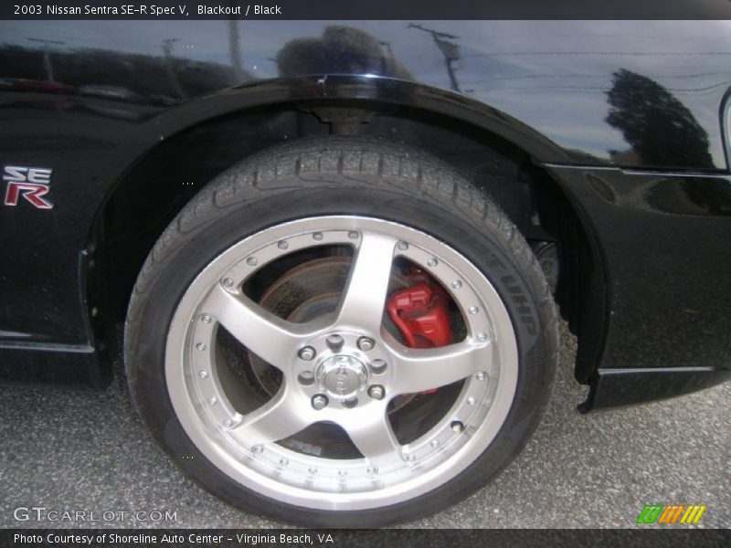 Custom Wheels of 2003 Sentra SE-R Spec V