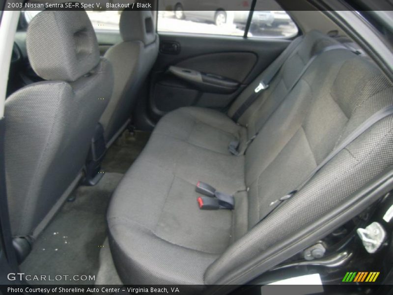  2003 Sentra SE-R Spec V Black Interior