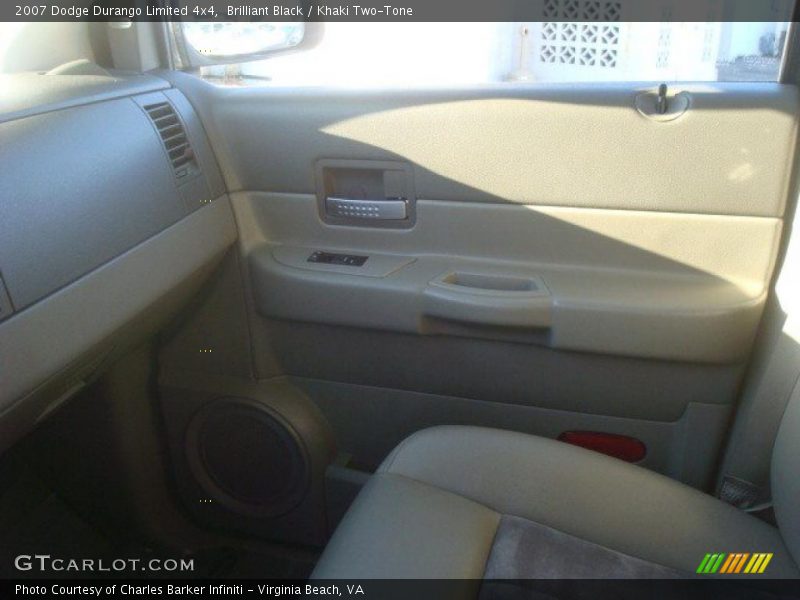 Brilliant Black / Khaki Two-Tone 2007 Dodge Durango Limited 4x4