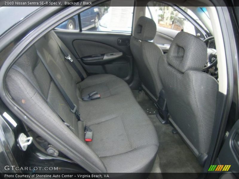 2003 Sentra SE-R Spec V Black Interior